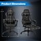 Costway Office Computer Desk Chair Gaming Chair Adjustable Swivel w/Footrest